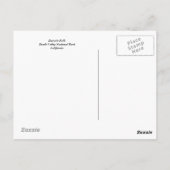 Darwin Falls Postkarte (Rückseite)