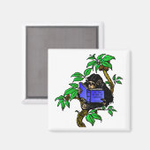 Darwin Fan Magnet (Vorderseite/Rückseite)