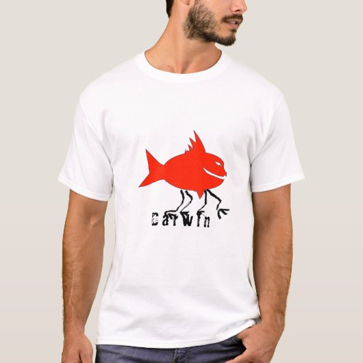 Darwin-Fische T-Shirt (Vorderseite)