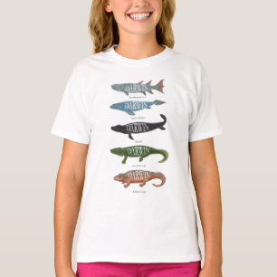 Darwin-Fische T-Shirt