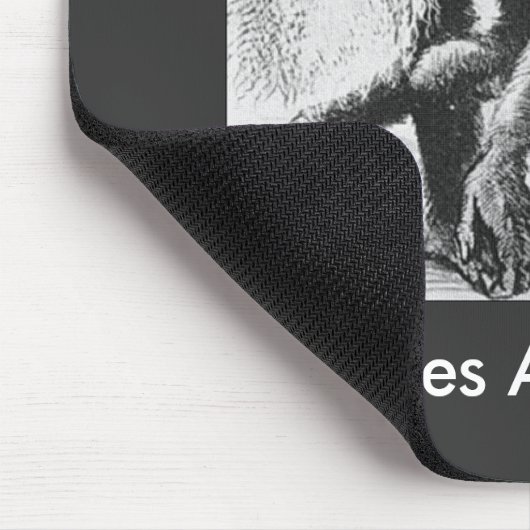 Darwin Goes Ape Mousepad (Ecke)