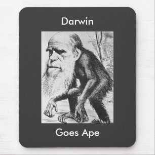 Darwin Goes Ape Mousepad