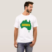 Darwin-Grün und Goldkarten-T - Shirt (Vorne ganz)
