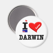 DARWIN I Liebe Magnet (Vorderseite/Rückseite)
