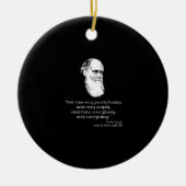 Darwin: Ich bin heute sehr schlecht Keramik Ornament (Vorne)