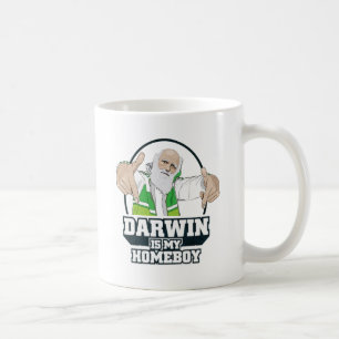 Darwin ist mein Homeboy (farbenreich) Kaffeetasse