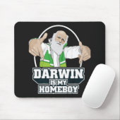 Darwin ist mein Homeboy (farbenreich) Mousepad (Mit Mouse)