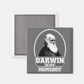 Darwin ist mein Homeboy Magnet (Vorderseite/Rückseite)
