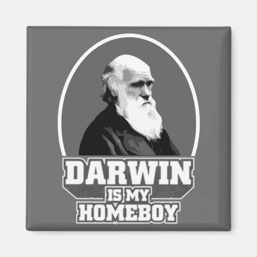 Darwin ist mein Homeboy Magnet (Vorne)