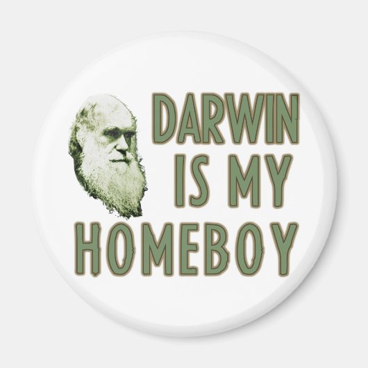 Darwin ist mein Homeboy Magnet (Vorne)
