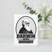 Darwin ist mein Homeboy Postkarte (Stehend Vorderseite)