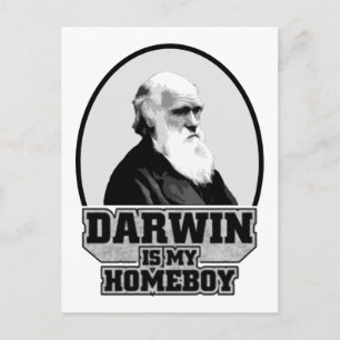 Darwin ist mein Homeboy Postkarte