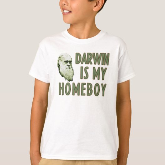 Darwin ist mein Homeboy T-Shirt (Vorderseite)