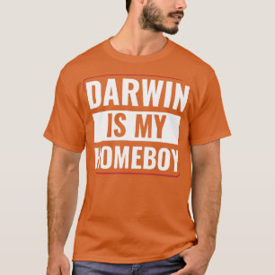 Darwin ist mein Kumpel Lustige Biologiestudenten T-Shirt