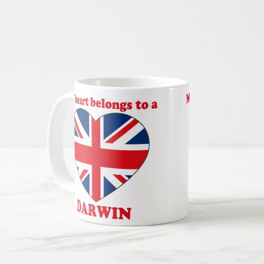 Darwin Kaffeetasse (Vorderseite Links)