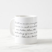 Darwin Kaffeetasse (Vorderseite Links)
