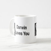 Darwin-Lieben Sie 2 Kaffeetasse (Vorderseite Links)