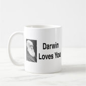 Darwin-Lieben Sie 2 Kaffeetasse (Links)