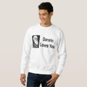 Darwin-Lieben Sie 2 Sweatshirt (Vorne ganz)