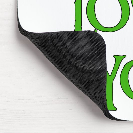 Darwin-Lieben Sie Mousepad (Ecke)