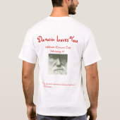 Darwin-Lieben Sie T-Shirt (Rückseite)