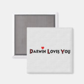 Darwin Lieben You Magnet (Vorderseite/Rückseite)