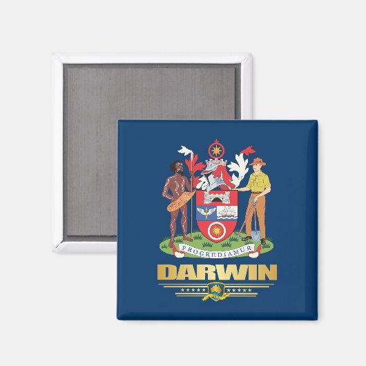 Darwin Magnet (Vorderseite/Rückseite)