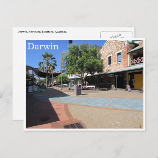 Darwin Mall Postkarte (Vorne/Hinten)