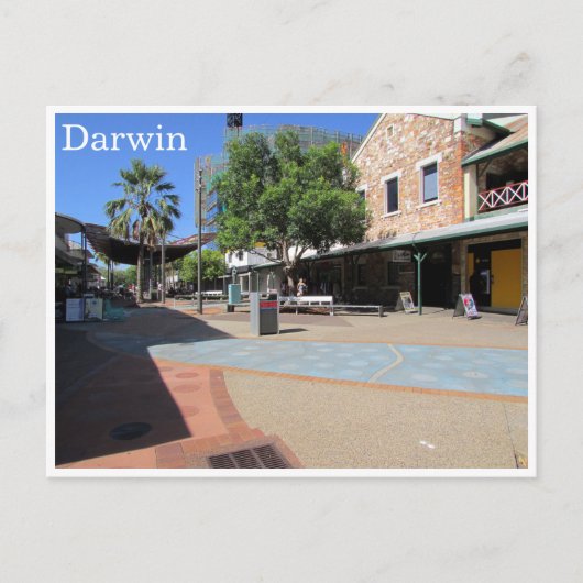 Darwin Mall Postkarte (Vorderseite)
