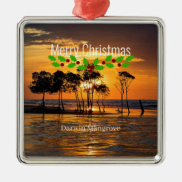 Darwin Mangrove, Frohe Weihnachten Ornament Aus Metall