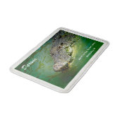 Darwin Northern Territory - Crocodile Bath Mat Badematte (Schrägansicht)