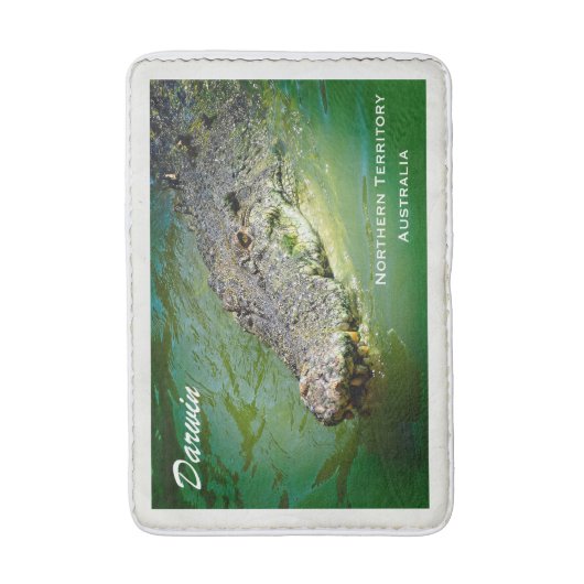 Darwin Northern Territory - Crocodile Bath Mat Badematte (Vorderseite Vertikal)
