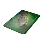 Darwin Northern Territory - Crocodile Bath Mat Badematte (Schrägansicht)