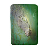 Darwin Northern Territory - Crocodile Bath Mat Badematte (Vorderseite Vertikal)
