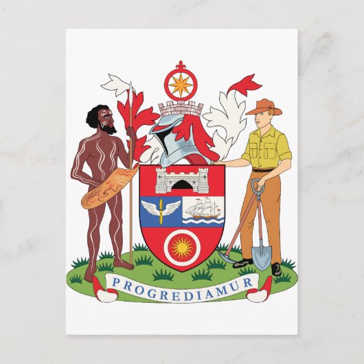 Darwin, Österreich Postkarte (Vorderseite)