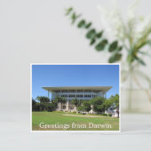 darwin Parliament Postkarte (Stehend Vorderseite)
