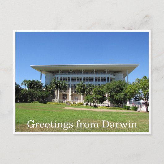 darwin Parliament Postkarte (Vorderseite)