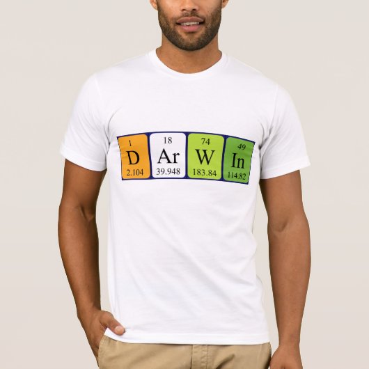 Darwin Periodenname Shirt (Vorderseite)