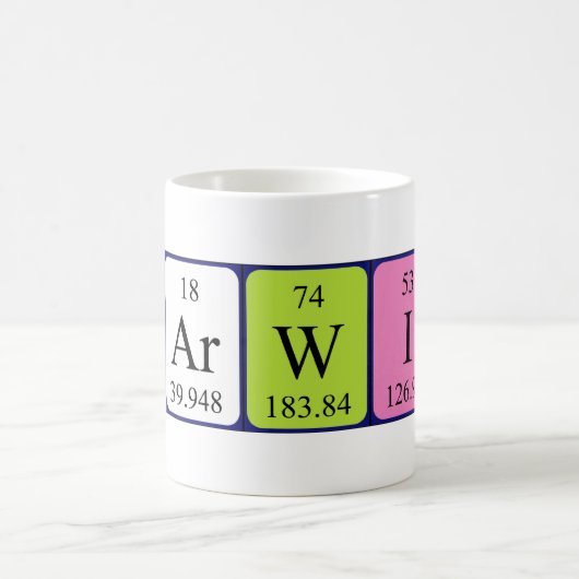 Darwin Periodenname Tasse (Mittel)