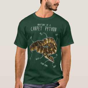 Darwin pet Python Snake Anatomie T-Shirt