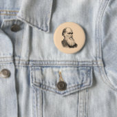 Darwin Portrait Evolution / Charles Darwin Button (Beispiel)