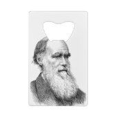 Darwin Portrait Evolution / Charles Darwin Geldbeutel Flaschenöffner (Rückseite)