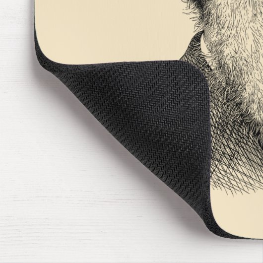 Darwin Portrait Evolution / Charles Darwin Mousepad (Ecke)