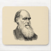 Darwin Portrait Evolution / Charles Darwin Mousepad (Vorne)