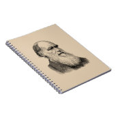 Darwin Portrait Evolution / Charles Darwin Notizblock (Rechte Seite)