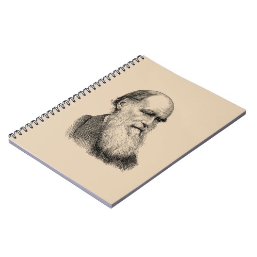 Darwin Portrait Evolution / Charles Darwin Notizblock (Linke Seite)