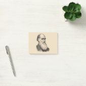 Darwin Portrait Evolution / Charles Darwin Post-it Klebezettel (Büro)