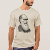 Darwin Portrait Evolution / Charles Darwin T-Shirt (Vorderseite)