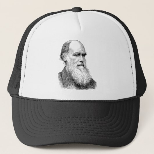 Darwin Portrait Evolution / Charles Darwin Truckerkappe (Vorderseite)