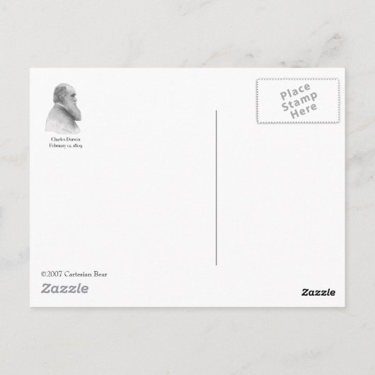 Darwin Postcard Postkarte (Rückseite)